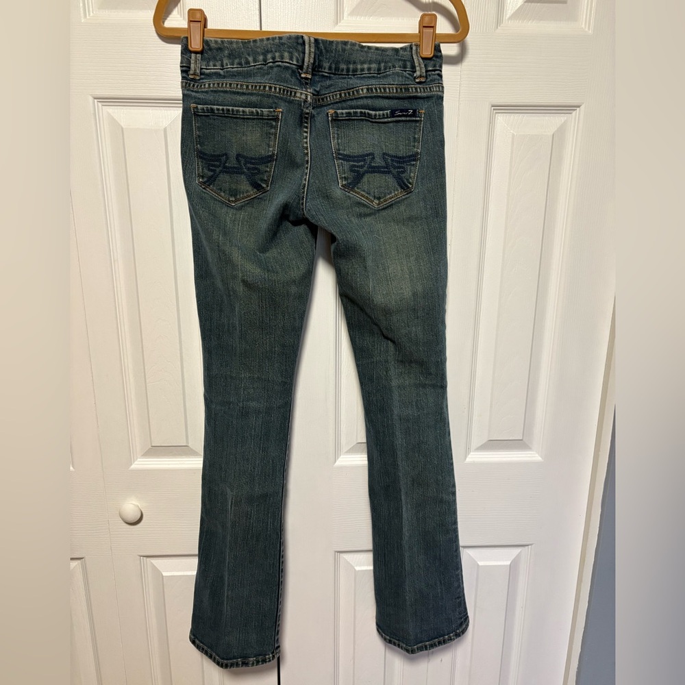 Seven7 Classic Blue Bootcut Jeans - Picture 2 of 5